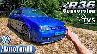 415HP VW Golf R32  R36 Supercharged Conversion  REVIEW POV by AutoTopNL [upl. by Ledeen]