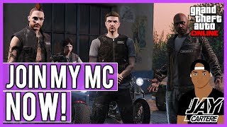 How To Join My MCBiker Club In GTA Online on PS4 [upl. by Latsyc512]