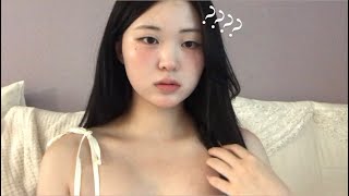 구독자랑 전남친이랑 눈 맞은 썰👀 풀면서 GRWM  복숭아 메이크업  무쌍 메이크업  쿨톤 메이크업 [upl. by Redlac]