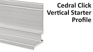 Cedral click vertical starter profile [upl. by Yrevi]