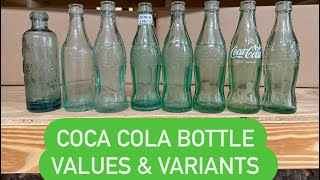 How much are old Coca Cola Coke Bottles Worth  Values amp Variants Hutchinson Straight Side 1915 [upl. by Towney127]