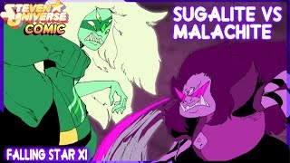 Sugalite Vs Malachite  Steven Universe Comic Español [upl. by Bokaj]