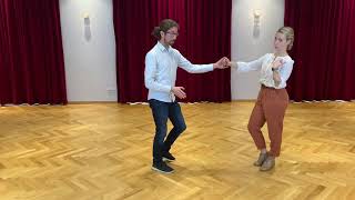 Discofox lernen  Basic Steps und Zieharmonika [upl. by Navanod]