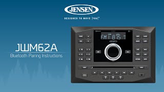 JENSEN® JWM62A  Bluetooth Pairing Instructions [upl. by Rehpitsirhc]