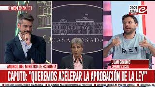 Juan Grabois sobre Caputo y Stuzenegger “Son delincuentes financieros” Cronica tv 2601 [upl. by Eatnod]