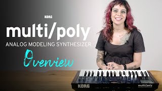 KORG multipoly Synthesizer Overview [upl. by Gilmour784]