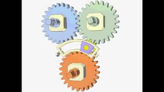 Mechanism for converting twoway to oneway rotation 2 [upl. by Enived]