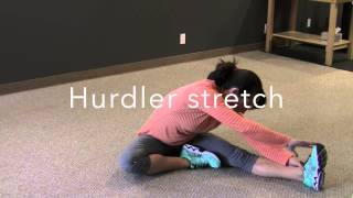 Hurdler stretch [upl. by Elfie265]