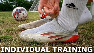 Full Individual Training Session For Footballers  Improve Your Technical Ability [upl. by Hedvige954]