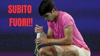 DEBACLE ALCARAZ VIENE ELIMINATO AGLI OTTAVI DA HUMBERT ATP1000 PARIGI [upl. by Persse]