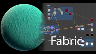 Substance Designer Tutorial Vol1  Fabric Cloth [upl. by Aihsetan]