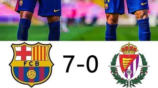 Barcelona vs Valladolid 70 All Goals amp Highlights 2024 HD [upl. by Aliahs919]