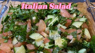 Italian Tomato And Cucumber Salad Lose Weight Fast Healthy diet [upl. by Desireah]