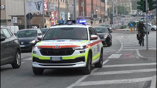 Automedica AST di Ancona in Emergenza  Italian ALS Car in Emergency [upl. by Blondell]