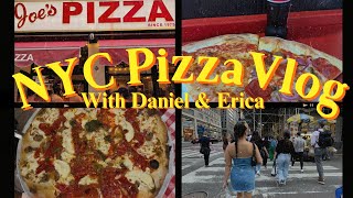 Is NYC Pizza better than Chicago Style Pizza  NYC Pizza Tour [upl. by Westfall]