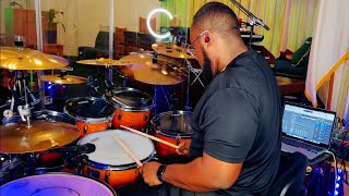 Magnify  Marvin Sapp  Drum Cover Intro Only [upl. by Eatnohs]