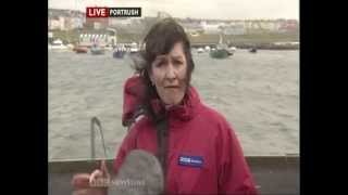 Game Of Thrones Marquee Tent Collapse BBC News Report 120911 [upl. by Arndt90]