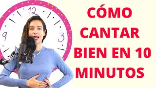 🔥CÓMO CANTAR BIEN EN 10 MINUTOS 🎵Como aprender a cantar Clases de canto desde cero Natalia Bliss [upl. by Amethyst]