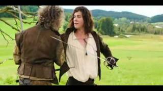 The Three Musketeers 2011 scene clip 1 Dartagnan trains [upl. by Yllet]