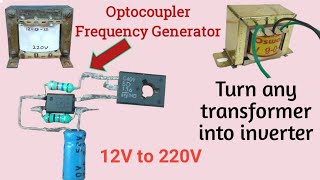 12V to 220V inverter  Optocoupler Inverter  Very easy [upl. by Willow]