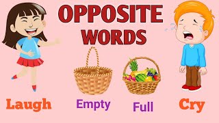 Opposite words  Learn opposite words in English  opposite words for kids  oppositewords [upl. by Manbahs]