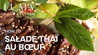 Préparer une salade thaï au bœuf  Comment réussir une salade thaï au bœuf parfait  HOW TO [upl. by Codding]