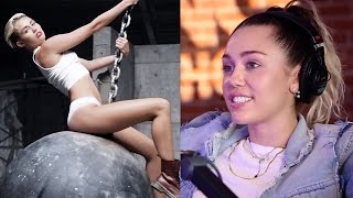 Miley Cyrus Reveals Why She REGRETS quotWrecking Ballquot amp Plays Marry Eff Kill With Her Songs [upl. by Jessee362]