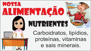 Nossa Alimentação  Nutrientes [upl. by Schroth842]