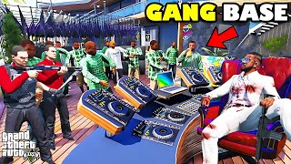 Franklin Upgrade His House To New GANG BASE In GTA 5  SHINCHAN and CHOP [upl. by Evin]