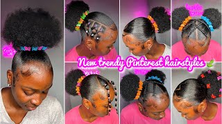 🌸🎀SLAYED PINTEREST Natural Hairstyles ON RELAXED HAIR 2024  𝐒𝐥𝐚𝐲𝐞𝐝 edges  new girlie hairstyles☘️ [upl. by Funch670]