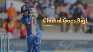 Yuzvendra Chahals Batting Brilliance  Yuzi Chahal Batting ｜ Chahal hitting fours amp Boundaries [upl. by Emmuela]