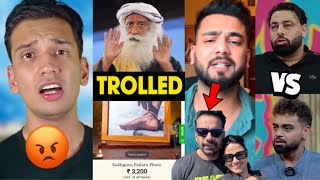 YouTuber Vs Huge Company😧 WARNING…Sadhguru Trolled for this…Elvish Yadav on Flying Beast Divorce [upl. by Onirefes]