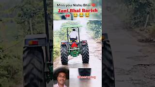 Joni Bhai barish me 🥰 nishudeswalstunt Dheeruvlog shortsviral shortvideos [upl. by Mcquade]