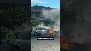 BEER RUN IN A BURNING CAR [upl. by Ahsercel]