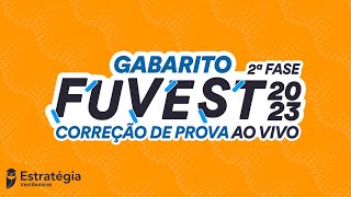 Gabarito FUVEST 2023 2ª Fase – Correção de prova AO VIVO  2º dia [upl. by Amiaj871]