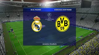 PES 2013 UPDATE 2024  UEFA Champions League  Real Madrid vs Borussia Dortmund [upl. by Gant]