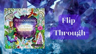 Mythographic Crystal Kingdom by Weronika Kolinska Flip Through [upl. by Ahsian]