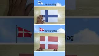 DO Finland and Denmark Flags Share Similaritiesshorts [upl. by Eillen]