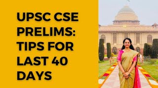 Last minute tips for UPSC CSE Prelims by Jagrati Awasthi UPSC CSE 2020 AIR 2 [upl. by Marola]