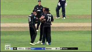 Home Summer Highlights  Colin de Grandhomme Classic Catch v England 2018 [upl. by Suraved]