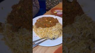 Mutton Keema Biryani At Rs 😳 shorts youtubeshorts muttonkeema biryani [upl. by Harday874]