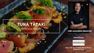 TUNA TATAKI RECIPE [upl. by Lindberg]