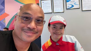 Jollibee Grand Opening in Alameda California Mukbang for first time trying Jollibee [upl. by Gere]