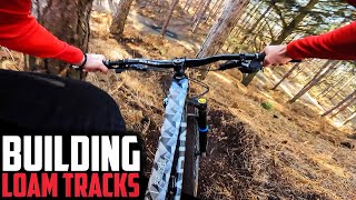 HOW TO NOT REALLY BUILD A DOWNHILL LOAM TRACK [upl. by Anglim]