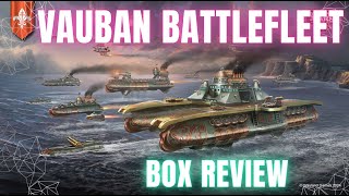 Dystopian Wars Vauban battlefleet set Alliance review [upl. by Eicul680]