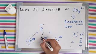 Lewis dot structure of PO3 3 ion  Structure of Phosphite ion  Lewis structure  Inorganic [upl. by Devan210]