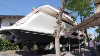 The first Ferretti Yachts 920 is launched [upl. by Betty873]