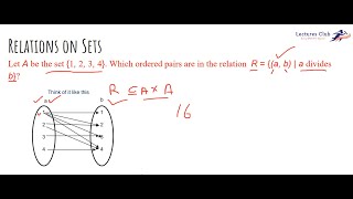 Relations in Discrete Mathematics  Lecture 6 [upl. by Griggs778]