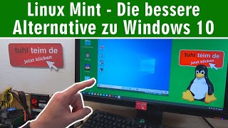 Linux Mint 🐧 Das bessere Windows 10 ⭐ Bitte umsteigen [upl. by Waiter]