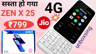 Best 4G Phone  ZEN X25 4G keypad phone unboxsing  Zen x34 4g unboxsing  Jio phone f320b unboxsing [upl. by Graham261]